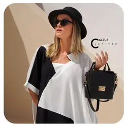 کیف دستی زنانهWB۴۰۱۴ چرم کاکتوس