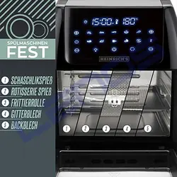 سرخ کن 12 لیتری بدون روغن هنریچ مدل HFR 8206