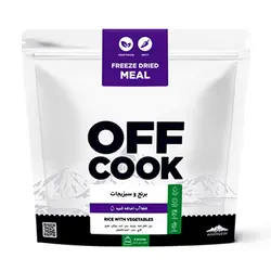 برنج و سبزیجات دو نفره (غذای خشک انجمادی) - آف کوک