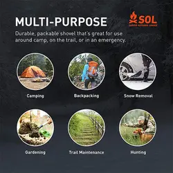 بیلچه تاشو کمپینگ مدل Packable Field - سول