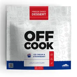 توت فرنگی و بستنی وانيل (غذای خشک انجمادی) - آف کوک