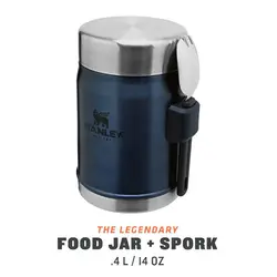 فلاسک غذا 0/4 ليتری کلاسیک + با قاشق - استنلی