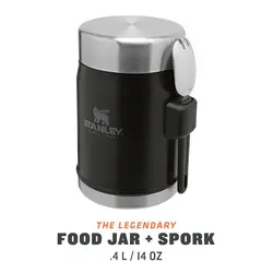 فلاسک غذا 0/4 ليتری کلاسیک + با قاشق - استنلی