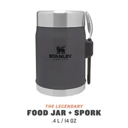 فلاسک غذا 0/4 ليتری کلاسیک + با قاشق - استنلی