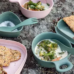 قاشق چنگالی شفاف - لایت مای فایر