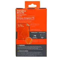 کیسه بیواک با سوت نجات مدل Emergency سایز XL - سول