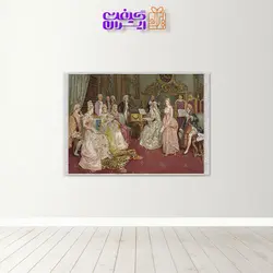 تابلو فرش فرانسوی پیانو زن کد 8027 | فروشگاه اینترنتی گیفت ایران