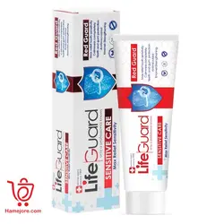 خمیردندان تراست حساس (Red Guard) برند لایف گارد