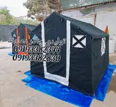 چادر برزنتی گلشن کمپینگ اسکلتی عشایری ۲در۳ ۶متری