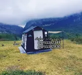 چادر اسکلتی ۶متری ۳۶۰ درجه سایبان دار برزنت گلشن(برند دماوند)