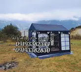 چادر اسکلتی ۶متری ۳۶۰ درجه سایبان دار برزنت گلشن(برند دماوند)