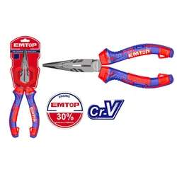 انبر دم باریک ایمتاپ فوق صنعتی کد EPLRL0621 سایز 6 اینچ .