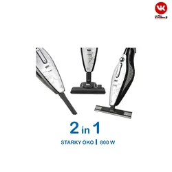 جارو برقی فکر دو حالته ایستاده و دستی مدل Fakir Starky Oko