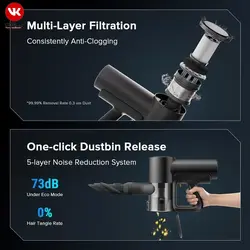 جارو شارژی و بخارشوی روبوراک مدل A30 Pro Steam combo