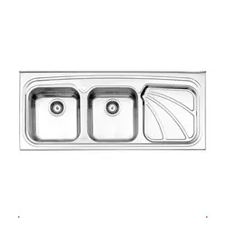 سینک ظرفشویی استیل البرز مدل 612/50 روکار