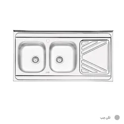 سینک ظرفشویی ایلیا استیل مدل 3028 روکار