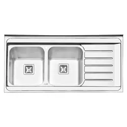 سینک ظرفشویی استیل ایلیا استیل مدل 1060 روکار