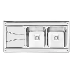 سینک ظرفشویی پرنیان استیل مدل PS 1112 روکار
