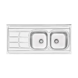 سینک ظرفشویی پرنیان استیل مدل PS2109 روکار
