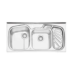 سینک ظرفشویی استیل پرنیان استیل مدل ps1105 روکار