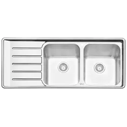 سینک ایلیا استیل مدل 2060R توکار سایز 50 × 120 سانتی متر