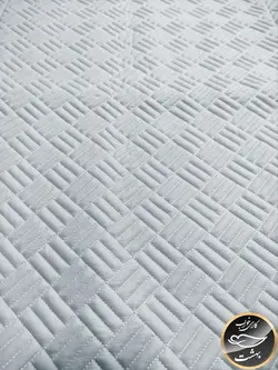 روبالشی پنبه دوزی پاکتی رنگ طوسی روشن