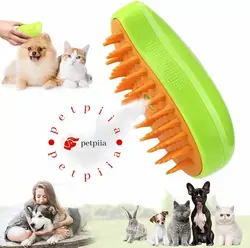برس و ماساژور بخار سرد شارژی برای سگ و گربه با کابل شارژ