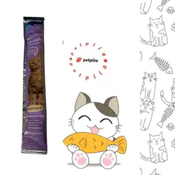 بستنی گربه وینستون با طعم ماهی - حاوی اینولین برای سلامت روده و هضم بهتر
