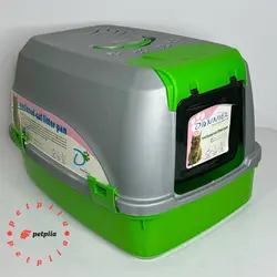 ظرف خاک مسقف گربه دنیل همراه با بیلچه