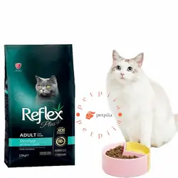 غذای خشک گربه رفلکس پلاس استریلایزد با طعم مرغ_Reflex Plus Sterilised