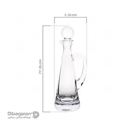 آبلیمو خوری کریستال پاشاباغچه 2 عددی کد 92603 | شیشه سرکه و روغن کریستالی پاشاباغچه - فروشگاه اینترنتی دیباگران
