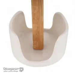 پایه دستمال کاغذی رول چوب چینی | مشخصات فنی و قیمت خرید انواع تجهیزات آشپزخانه