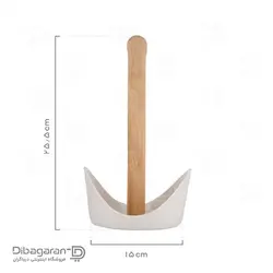 پایه دستمال کاغذی رول چوب چینی | مشخصات فنی و قیمت خرید انواع تجهیزات آشپزخانه