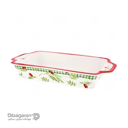 تابه سرو مستطیل ریور طرح آلبالو کد 8170D | فروشگاه دیباگران