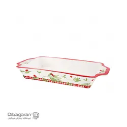 تابه سرو مستطیل ریور طرح آلبالو کد 8170D | فروشگاه دیباگران