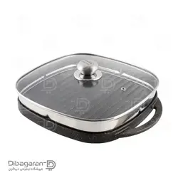 تابه گریل چدن - خرید ماهیتابه رژیمی چدنی با روکش گرانیت - فروشگاه اینترنتی دیباگران