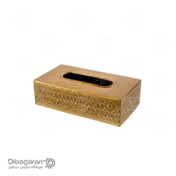 جعبه دستمال کاغذی برنجی ریما کد R-98713 | فروشگاه دیباگران