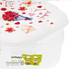 ست ظروف غذا چاپ دار 4 عددی لیمون کد 2232 | فروشگاه دیباگران