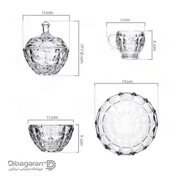 سرویس پذیرایی پیرلس مدل آکوامارین 25 پارچه کد 802900W | دیباگران