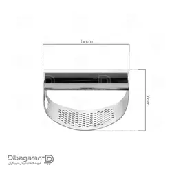 سیر له کن مشتی استیل - قیمت سیر له کن - خرید رنده سیر فشاری - فروشگاه دیباگران