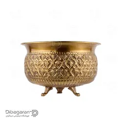 شکلات خوری گرد برنجی ریما کد R-98712 | فروشگاه دیباگران