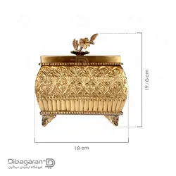 ظرف شکلات خوری مربع برنجی ریما | مشخصات فنی و قیمت خرید لوازم آشپزخانه