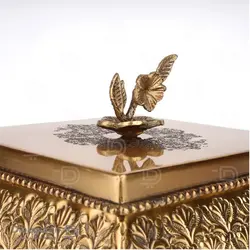 ظرف شکلات خوری مربع برنجی ریما | مشخصات فنی و قیمت خرید لوازم آشپزخانه