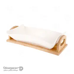 ظرف سالاد خوری چوب چینی ریور کد 2717-B | فروشگاه دیباگران