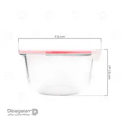 ظرف نگهدارنده کاسه ای گرد 3 لیتر لیمون کد 2075 | دیباگران