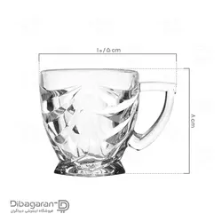 فنجان کریستال پیرلس مدل ولکانو کد 400 | فروشگاه دیباگران