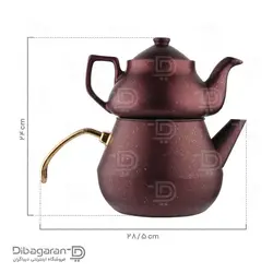 کتری قوری لوله دار گرانیتی ریور (سه رنگ) - خرید کتری و قوری - فروشگاه دیباگران