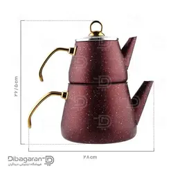 کتری قوری لوله دار گرانیتی ریور (سه رنگ) - خرید کتری و قوری - فروشگاه دیباگران