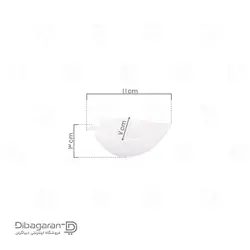 ماست خوری سرامیکی گلدکیش - فروشگاه اینترنتی دیباگران