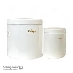 سطل قند و شکر سفید یونیک -قیمت خرید بانکه و سطل قند و شکر - فروشگاه دیباگران